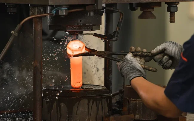 ورشة اللحام والتشكيل بالطرق