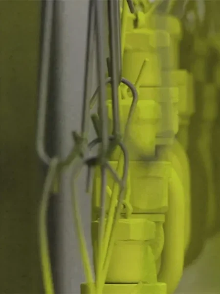 عملية الطلاء بالرش