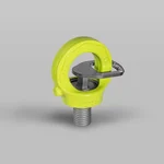 حلقة رفع (عروة الرافعة) بقوة حمل (0.3 إلى 18 طن)